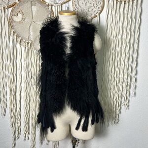 Subtle Luxury Rabbit Fur Vest Size XS/S